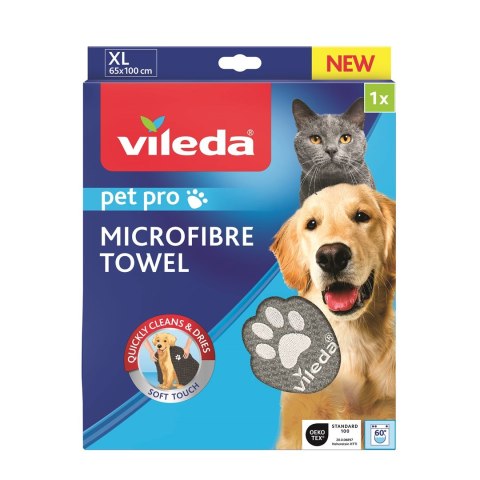 Ręcznik z mikrofibry dla zwierząt Vileda PET PRO XL Ręcznik z mikrofibry dla zwierząt Vileda PET PRO XL