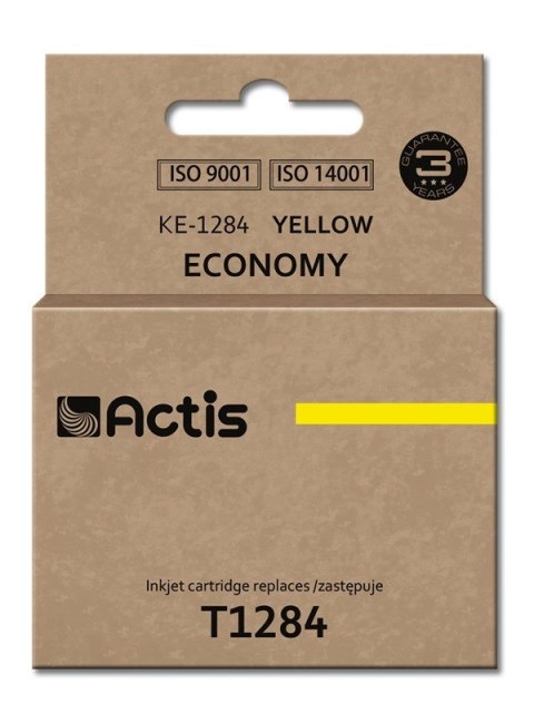 Actis KE-1284 Tusz (zamiennik Epson T1284; Standard; 13 ml; żółty) Actis KE-1284 Tusz (zamiennik Epson T1284; Standard; 13 ml; żółty)