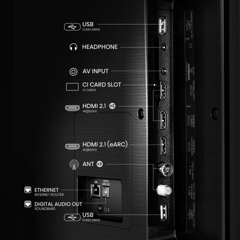 Telewizor Hisense 43A6N LED 43" 4K Ultra HD VIDAA Dolby Vision DVB-T2 Czarny Telewizor Hisense 43A6N LED 43" 4K Ultra HD VIDAA Dolby Vision DVB-T2 Czarny
