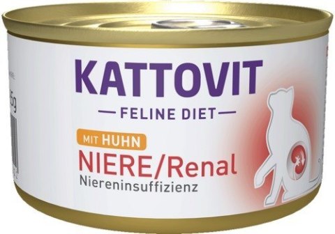 KATTOVIT Renal kurczak - puszka 185g karma dla kota KATTOVIT Renal kurczak - puszka 185g karma dla kota