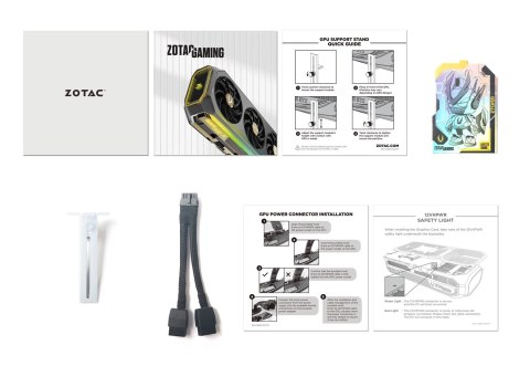Karta graficzna ZOTAC GAMING GeForce RTX 5070 12GB AMP White Karta graficzna ZOTAC GAMING GeForce RTX 5070 12GB AMP White