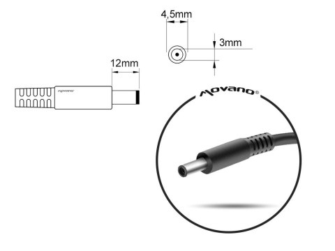 MITSU ZASILACZ 19V 4.74A (4.5X3.0 PIN) - ASUS MITSU ZASILACZ 19V 4.74A (4.5X3.0 PIN) - ASUS