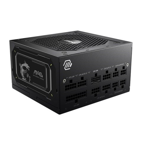Zasilacz MSI MAG A850GL 850W PCIE5 II 80+ Gold ATX 3.1 Zasilacz MSI MAG A850GL 850W PCIE5 II 80+ Gold ATX 3.1