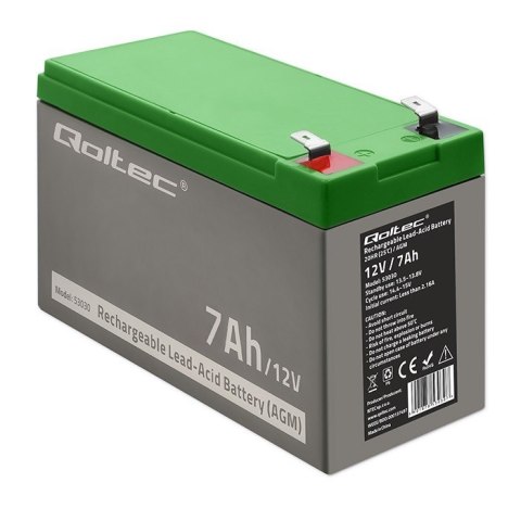 Akumulator żelowy Qoltec 53030 Akumulator żelowy Qoltec 53030
