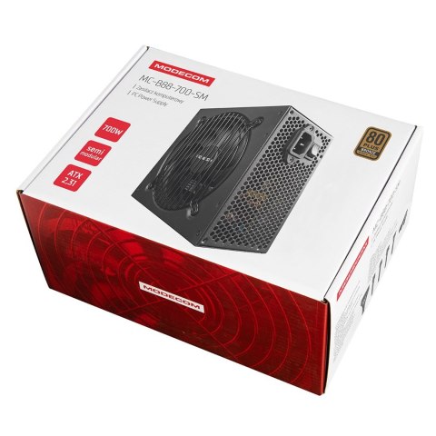 MODECOM ZASILACZ MC-B88-700SM 80+ BRONZE 230V EU MODECOM ZASILACZ MC-B88-700SM 80+ BRONZE 230V EU