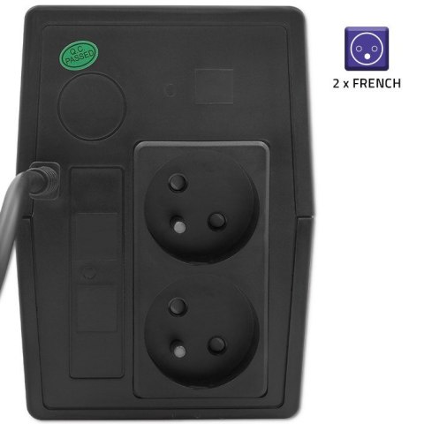 QOLTEC ZASILACZ AWARYJNY UPS LINE INTERACTIVE | MONOLITH | 1000VA | 600W QOLTEC ZASILACZ AWARYJNY UPS LINE INTERACTIVE | MONOLITH | 1000VA | 600W