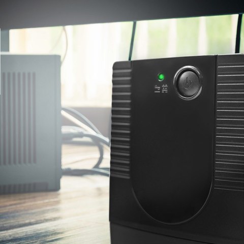 QOLTEC ZASILACZ AWARYJNY UPS LINE INTERACTIVE | MONOLITH | 1000VA | 600W QOLTEC ZASILACZ AWARYJNY UPS LINE INTERACTIVE | MONOLITH | 1000VA | 600W