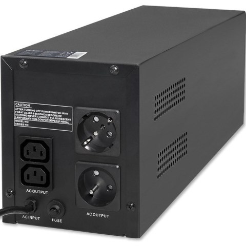 QOLTEC ZASILACZ AWARYJNY UPS LINE INTERACTIVE | MONOLITH | 1500VA | 900W QOLTEC ZASILACZ AWARYJNY UPS LINE INTERACTIVE | MONOLITH | 1500VA | 900W