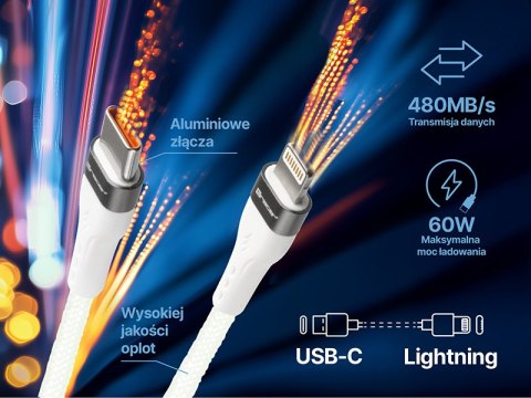 Kabel TRACER Typ C - Lightning 1m WH Kabel TRACER Typ C - Lightning 1m WH