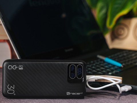 Power bank TRACER BLAZE 30000mAh 65W BK Power bank TRACER BLAZE 30000mAh 65W BK