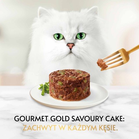 Gourmet Gold Savoury Cake jagnięcina i zielona fasola - mokra karma dla kota - 85 g Gourmet Gold Savoury Cake jagnięcina i zielona fasola - mokra karma dla kota - 85 g