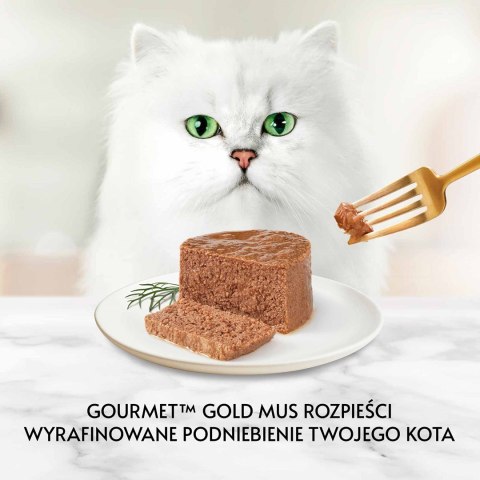 PURINA Gourmet Gold Mus z tuńczykiem - mokra karma dla kota - 85 g PURINA Gourmet Gold Mus z tuńczykiem - mokra karma dla kota - 85 g