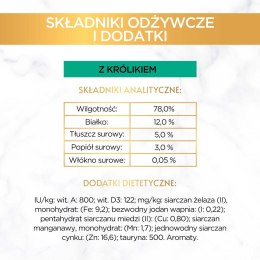 Purina Gourmet Gold królik - mokra karma dla kota - 85 g