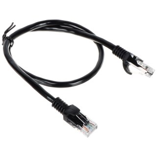 PATCHCORD RJ45/0.5-BLACK 0.5 m