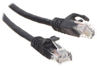 PATCHCORD RJ45/1.8-BLACK 1.8 m