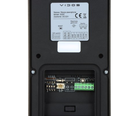 WIDEODOMOFON S200 VIDOS 2IP WIDEODOMOFON S200 VIDOS 2IP