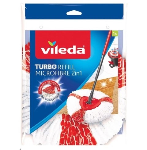 Wkład do mopa obrotowego Vileda TURBO 2w1 Wkład do mopa obrotowego Vileda TURBO 2w1