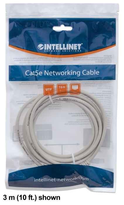INTELLINET PATCH CORD CAT6 UTP 0,5M SZARY 100% MIE INTELLINET PATCH CORD CAT6 UTP 0,5M SZARY 100% MIE