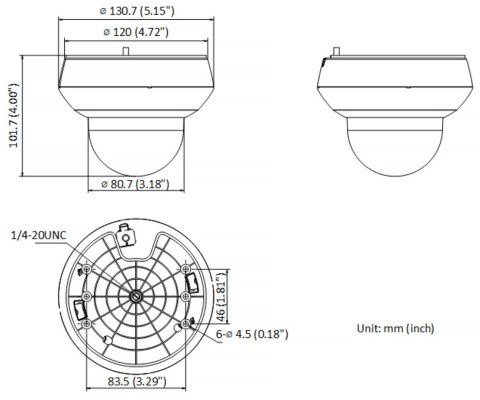 KAMERA IP SZYBKOOBROTOWA DS-2DE2A404IW-DE3(C0)(S6)(C)/PL - 3.7 Mpx 2.8 ... 12 mm Hikvision