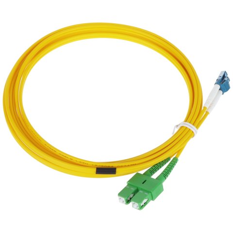PATCHCORD JEDNOMODOWY PC-2SC-APC/2LC-3 3 m ULTIMODE PATCHCORD JEDNOMODOWY PC-2SC-APC/2LC-3 3 m ULTIMODE