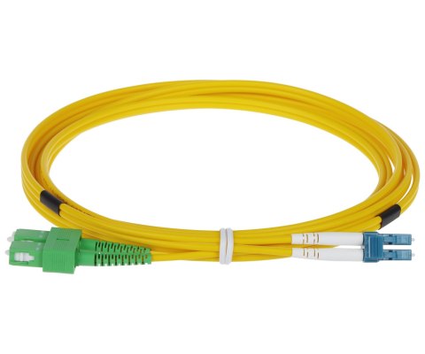 PATCHCORD JEDNOMODOWY PC-2SC-APC/2LC-3 3 m ULTIMODE PATCHCORD JEDNOMODOWY PC-2SC-APC/2LC-3 3 m ULTIMODE