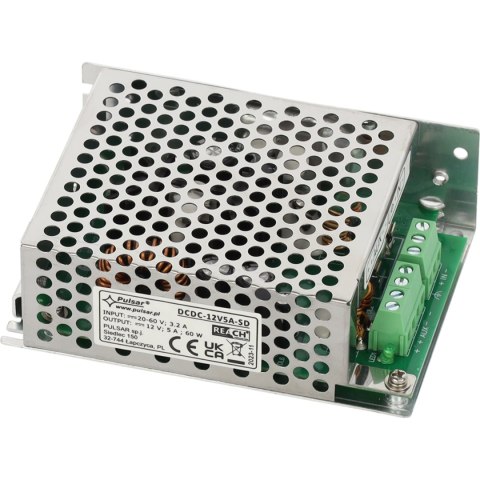 PRZETWORNICA ZASILANIA DCDC-12V5A-SD PULSAR PRZETWORNICA ZASILANIA DCDC-12V5A-SD PULSAR
