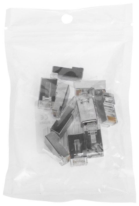 WTYK MODULARNY EKRANOWANY RJ45/EKRAN*P10