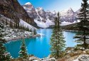 Puzzle 1000 elementów kanada, górskie jezioro