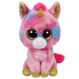 Maskotka ty beanie boos fantasia - kolorowy jednorożec, 24 cm