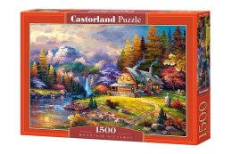 Puzzle 1500 elementów górskie schronienie
