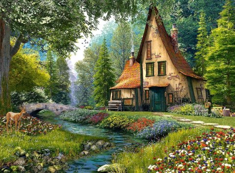 Puzzle 2000 elementów chatka Puzzle 2000 elementów chatka