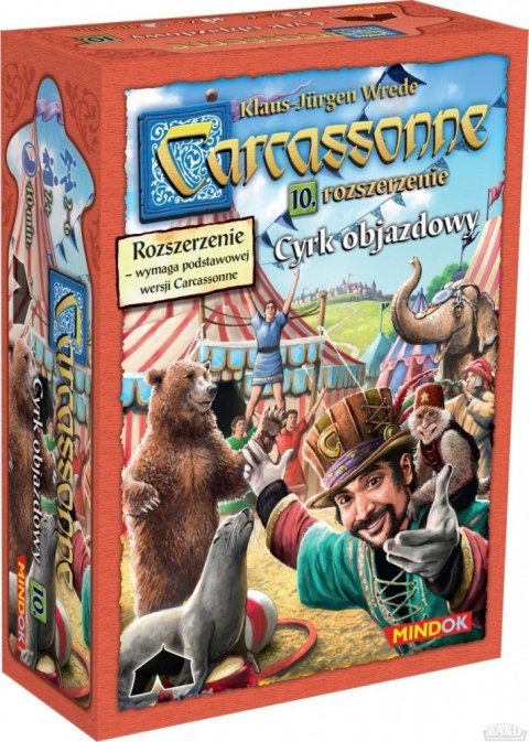 Gra carcassonne pl 10. cyrk objazdowy, edycja 2