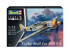 Model plastikowy focke wulf fw190 f-8