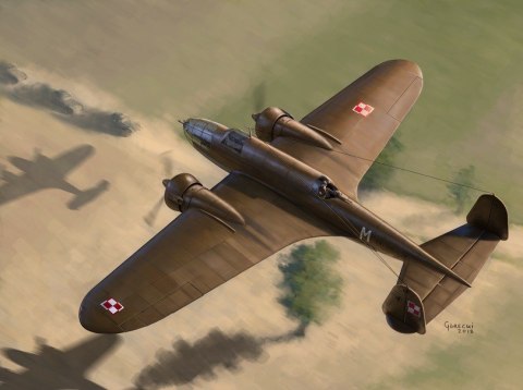 Model plastikowy pzl.37b i Łoś Model plastikowy pzl.37b i Łoś