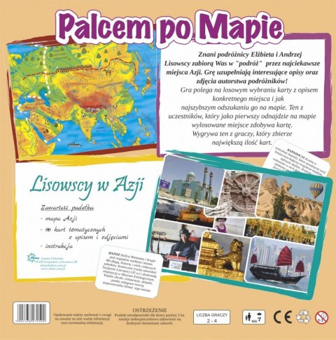 Gra palcem po mapie - lisowscy w azji Gra palcem po mapie - lisowscy w azji