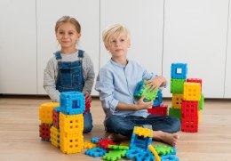 Klocki konstrukcyjne waffle 170 worek