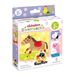 Układanka ukladam zwierzątka 2+