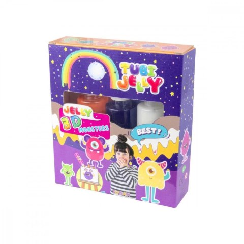 Zestaw tubi jelly 3 kolory - potworki