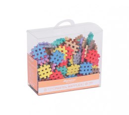 Klocki waffle mini pastel 140 elementów