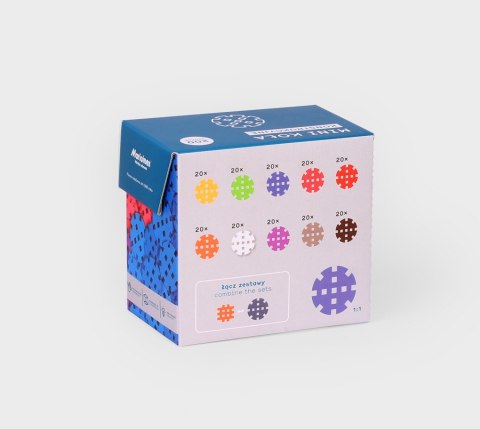Klocki konstrukcyjne mini waffle - koła konstrukcyjne Klocki konstrukcyjne mini waffle - koła konstrukcyjne