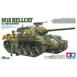 Model plastikowy amerykański niszczyciel czołgów m18 hellcat