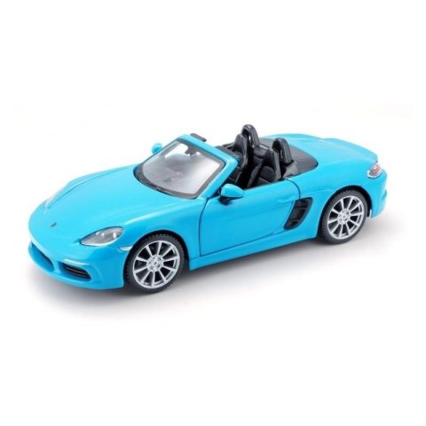 Porsche 718 boxster 1/24 niebieskie Porsche 718 boxster 1/24 niebieskie