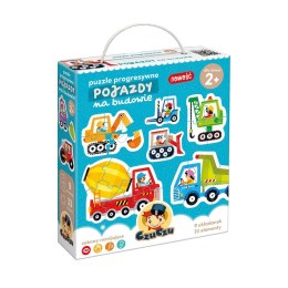 Puzzle progresywne - pojazdy na budowie