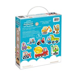 Puzzle progresywne - pojazdy na budowie