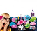 Zestaw naukowy crazy science slime w ciemności