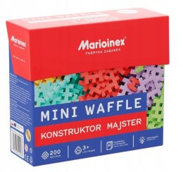 Klocki mini waffle - konstruktor majster 200 elementów