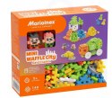 Klocki waffle mini - Śmieciarka 148 elementów