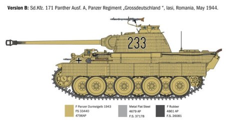 Model plastikowy sd.kfz.171 panther ausf. a 1/35 Model plastikowy sd.kfz.171 panther ausf. a 1/35