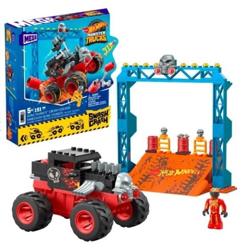Klocki hot wheels monster trucks bone shaker kaskaderska sztuczka Klocki hot wheels monster trucks bone shaker kaskaderska sztuczka