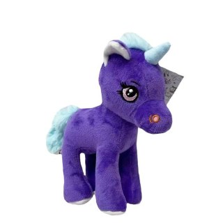 Maskotka jednorożec lena fioletowy 20 cm